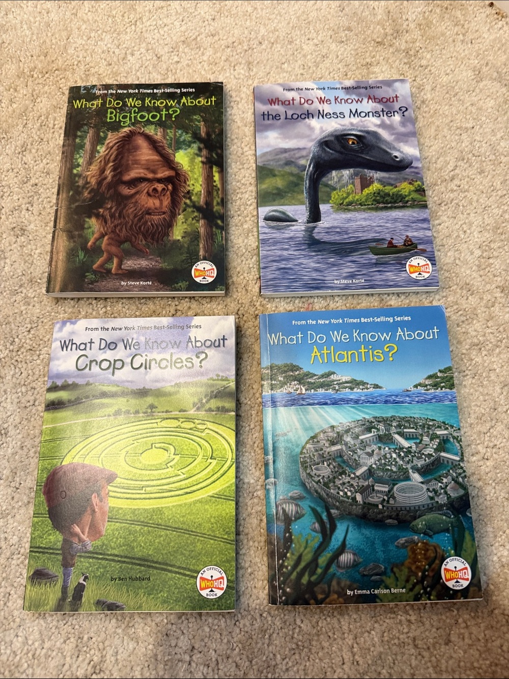 What Do We Know About? Books Set of 4 Papaerback Kids Books